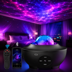 Star Galaxy Projector Lamp with Bluetooth Speaker - Remote & Multiple Colors