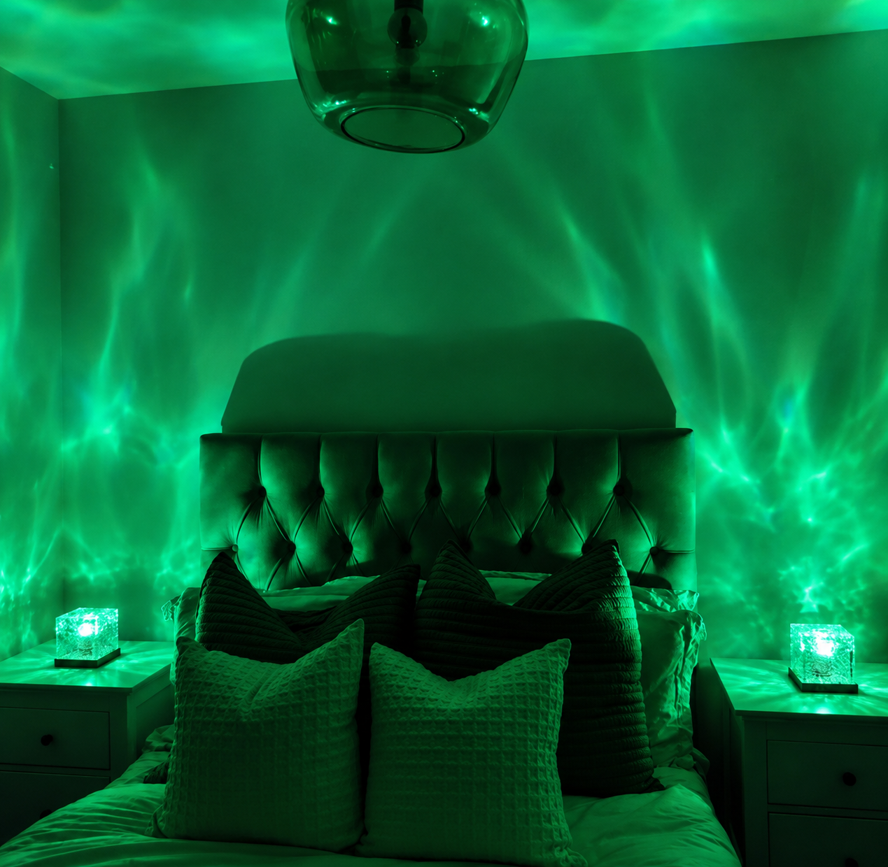 Ocean Wave Projector Lamp (16 Colors - Rechargeable)